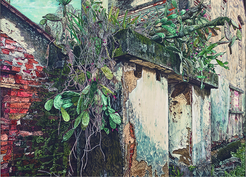 [陽台上的仙人掌] 蔡淑珍