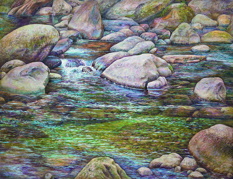 [臺灣風情—澗水藍] 楊翠華