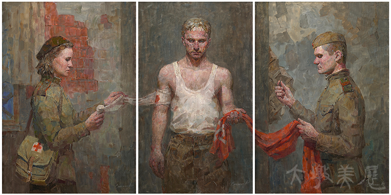 [戰傷（三連畫）] Savelenko Alexander Anatolievich