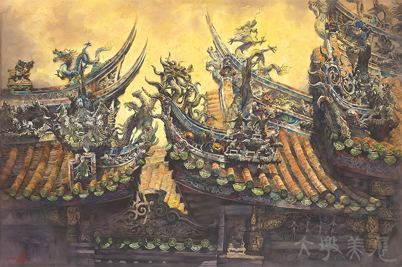 [飛簷─萬華龍山寺] 陳俊男