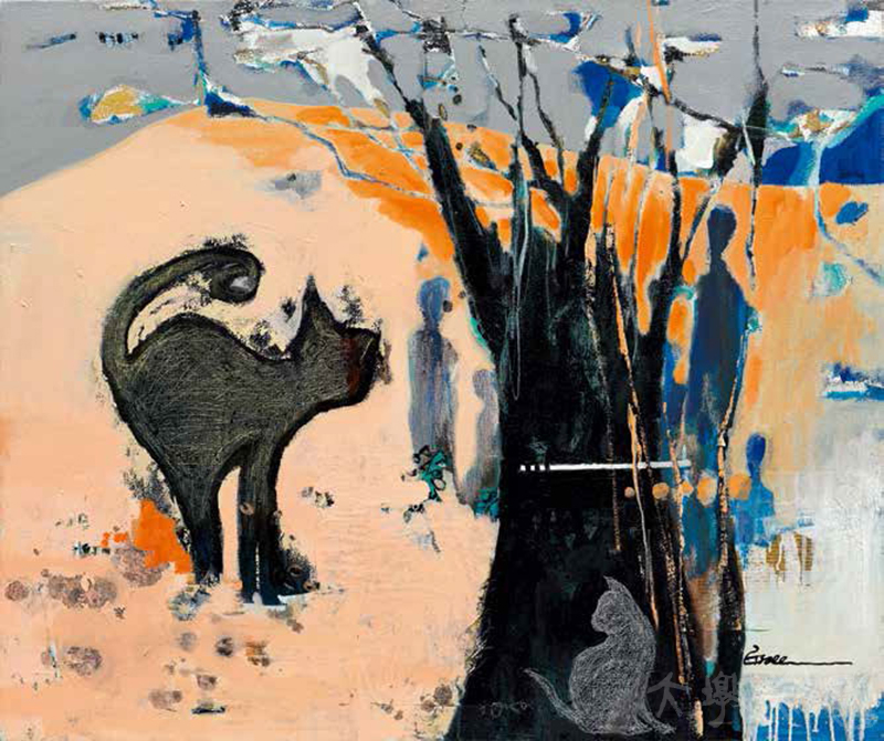 [公園的流浪貓] 胡美華