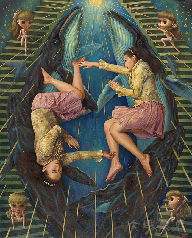 [大翅鯨與少女] 張森