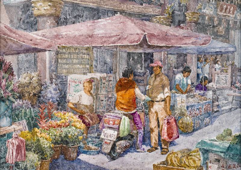 [文昌宮旁的小花市2] 鍾親沛